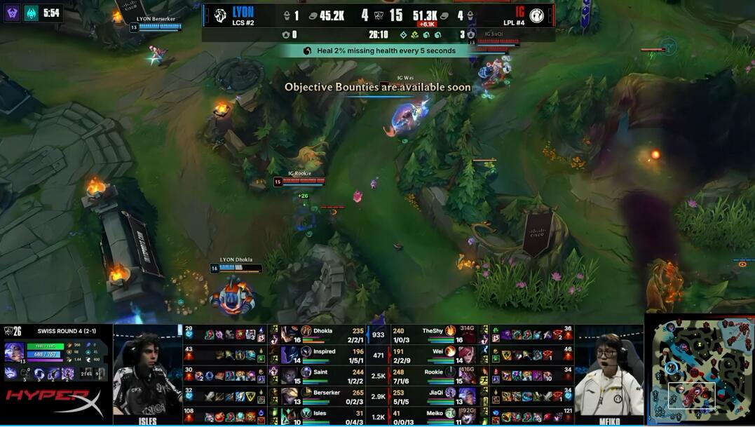 永利ylg IG vs LYON 手感火热 IG能否继续强势